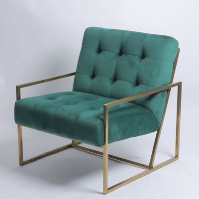 comprare Salone domestico di lusso Sofa With Metal Decoration della mobilia fabbricazione online