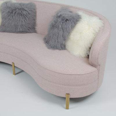 comprare Sofà moderno di Seater del salone 3 del velluto del tessuto della curva fabbricazione online