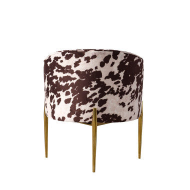 comprare L'animale di lusso stampa le sedie della sala da pranzo della mobilia di 74*74*78cm fabbricazione online