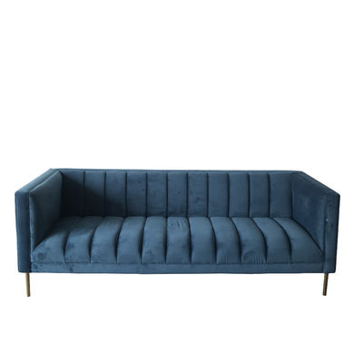 comprare Blue Velvet ha trapuntato 3 il sofà del salone di Seat 221x76x78cm fabbricazione online