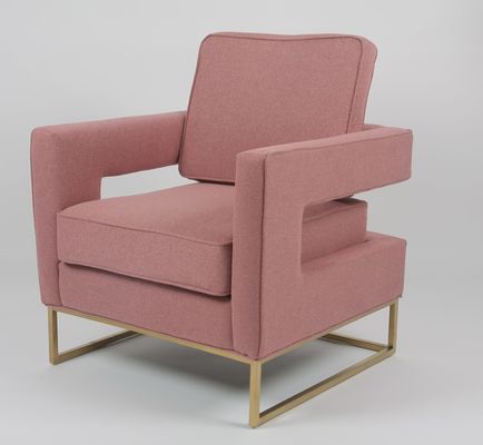 comprare Sedia occasionale del salone moderno rosa 0.47cbm fabbricazione online