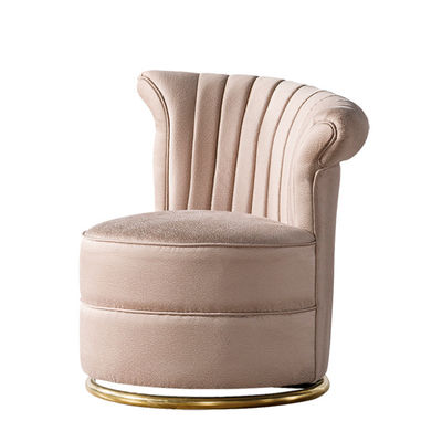 comprare Salone domestico Sofa Chair del tessuto H75cm del velluto fabbricazione online