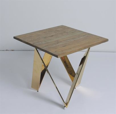 comprare il tavolino da salotto X del salone di 60x60x60cm ha modellato con la gamba d'ottone fabbricazione online