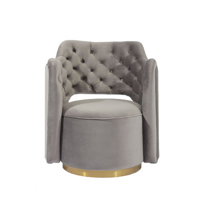 comprare Poltrona dell'interno del salone di larghezza di svago 72cm con Grey Buttons fabbricazione online