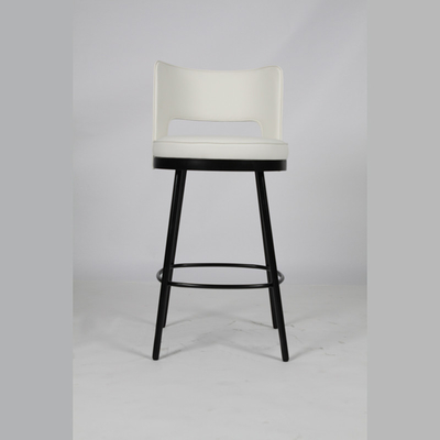 comprare Panchetto bianco del piede del metallo del cuscino per il lusso moderno del salone fabbricazione online
