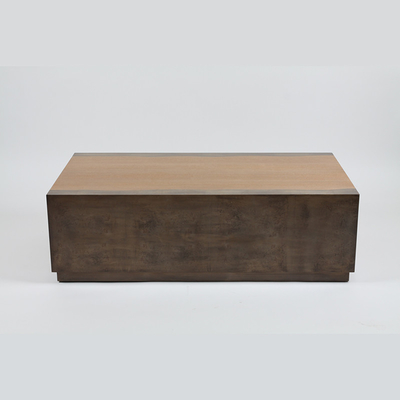 comprare Le linee pulite quadrano il tavolino da salotto di legno solido per la mobilia del salone fabbricazione online