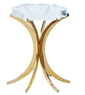 comprare Acciaio inossidabile dorato del tavolino da salotto di Crystal Round Living Room Marble fabbricazione online
