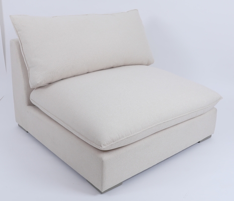 Buon prezzo Base di legno solida di Seater Sofa Soft White Down Filling della nuvola 1 in linea