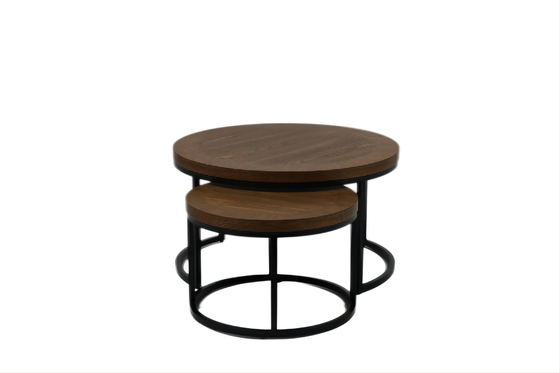Buon prezzo Tabella di Antivari del caffè della sbarra di ferro retro e diametro 80X45 di combinazione della sedia in linea