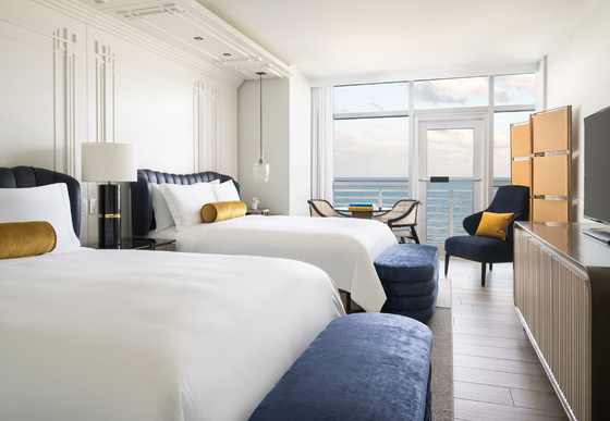 Buon prezzo La mobilia moderna della camera da letto dell'hotel di lusso ha messo la mobilia dell'hotel cinque stelle per il progetto di Ritz Carlton in linea