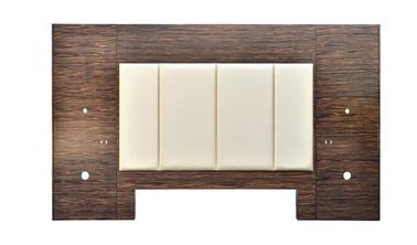 Buon prezzo Testate di stile dell'hotel del letto gemellato 50% Sheen For Bedroom, colore naturale in linea