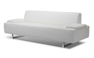 Buon prezzo Il contemporaneo di progettazione semplice riveste di pelle Sofa Metal Leg With 3 Seater, 18