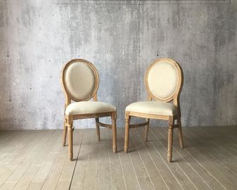 Buon prezzo Sedia accatastabile di Louis di stile di quercia di legno di nozze antiche francesi della struttura in linea