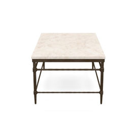 Buon prezzo La struttura d'annata del metallo ha spazzolato il piccolo tavolino da salotto moderno d'ottone con Crystal Stone Veneer Top in linea