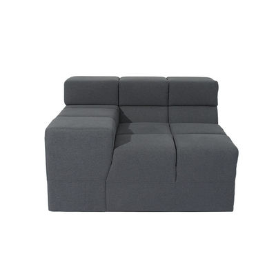 Buon prezzo Salone riempito di tela nordico di Grey Fabric Modular Sofa For del velluto in linea