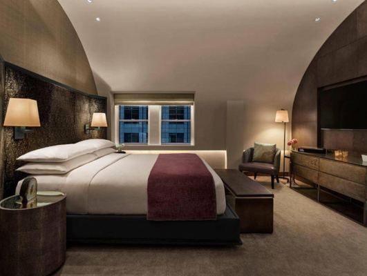 Buon prezzo Mobilia moderna cinque stelle di legno BS5852 della camera da letto dell'hotel ignifuga in linea