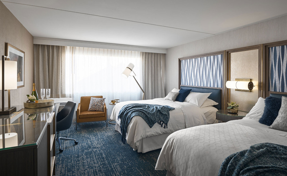 Buon prezzo Nessun dell'insieme di camera da letto dell'hotel di interior design della mobilia dell'hotel piegato in linea