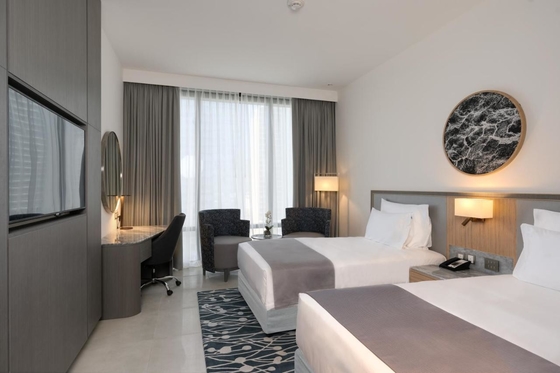 Buon prezzo La mobilia di cuoio della camera di albergo dell'unità di elaborazione ha fissato lo stile moderno disponibile dell'OEM cinque stelle in linea