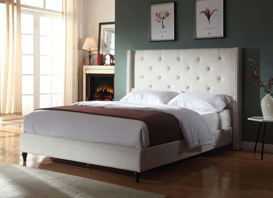 Buon prezzo Re contemporaneo Size Bedroom Furniture KD di dimensione della regina del letto in linea