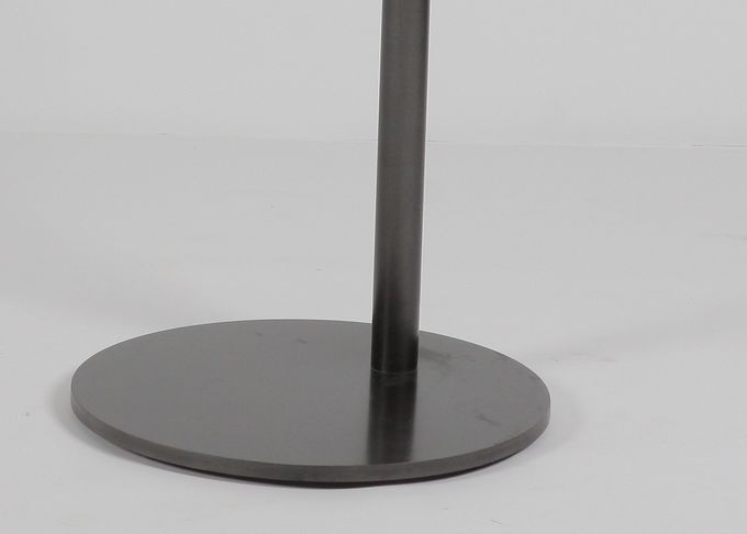 Legno di forma rotonda e contemporaneo laterale della Tabella del caffè del metallo 1