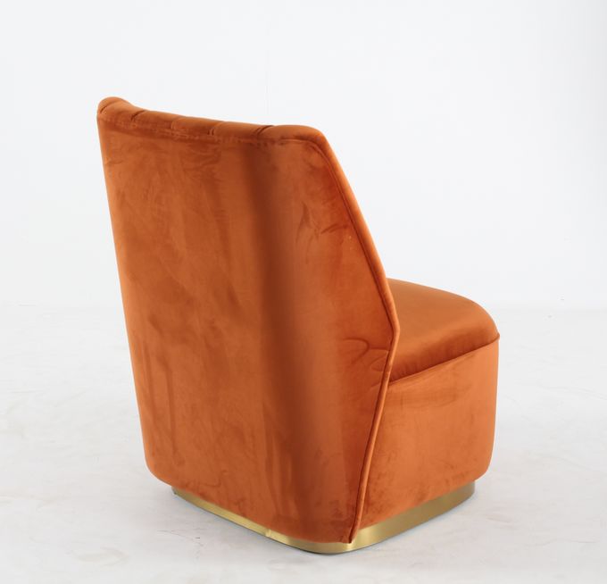 Singolo velluto Sofa Chair Modern And Luxury moderno del salone 1