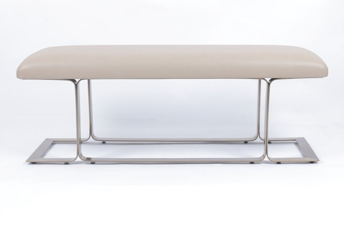 Modern Bedroom Room Ottoman Bench Metallizzato Per Hilton Hotel 2