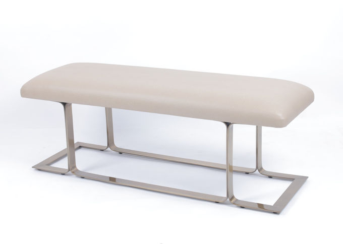 Modern Bedroom Room Ottoman Bench Metallizzato Per Hilton Hotel 1