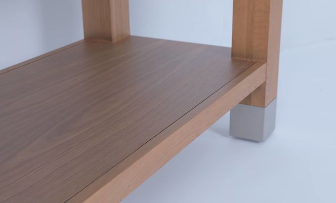 Hotel Commerciale Banchetto in Veneer di Quercia con Consola in Legno 1