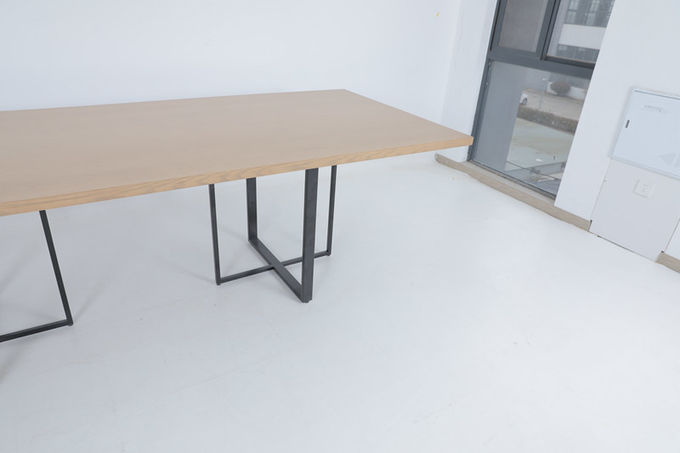 Scrittorio di legno su ordinazione della camera da letto moderna con la console del metallo 2