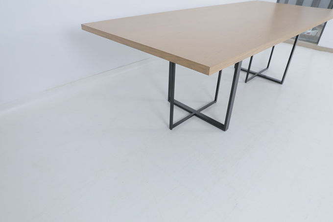 Scrittorio di legno su ordinazione della camera da letto moderna con la console del metallo 0
