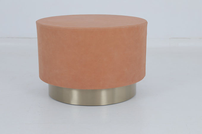 Modern Room Ottoman Bench Metal Frame Tapicciato Per Hotel 5