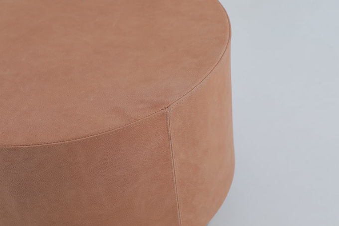 Modern Room Ottoman Bench Metal Frame Tapicciato Per Hotel 4