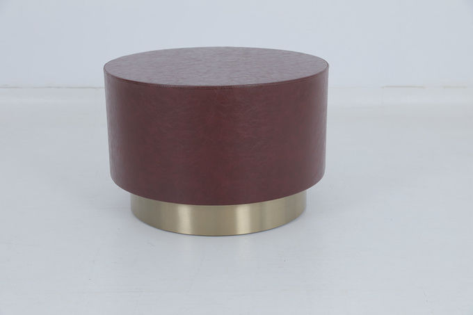 Modern Room Ottoman Bench Metal Frame Tapicciato Per Hotel 2
