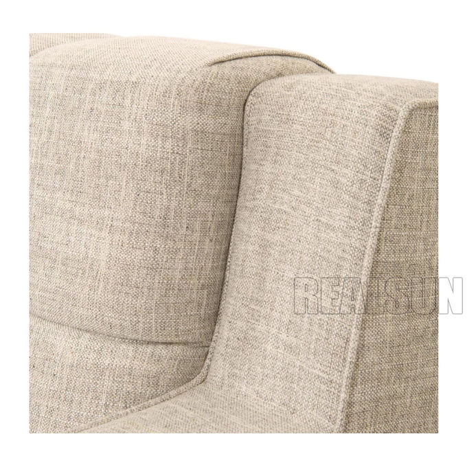 Salone stile americano Sofa Featuring Button Tufted Seat indietro con Seat profondo comodo 0