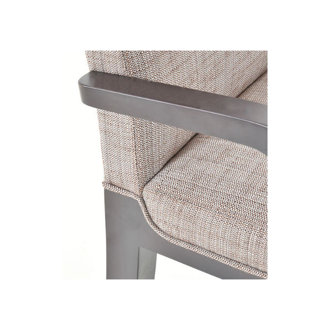 Lo svago Sofa Chair Solid Wood Armrest del partito di evento di nozze ha personalizzato il logo 1