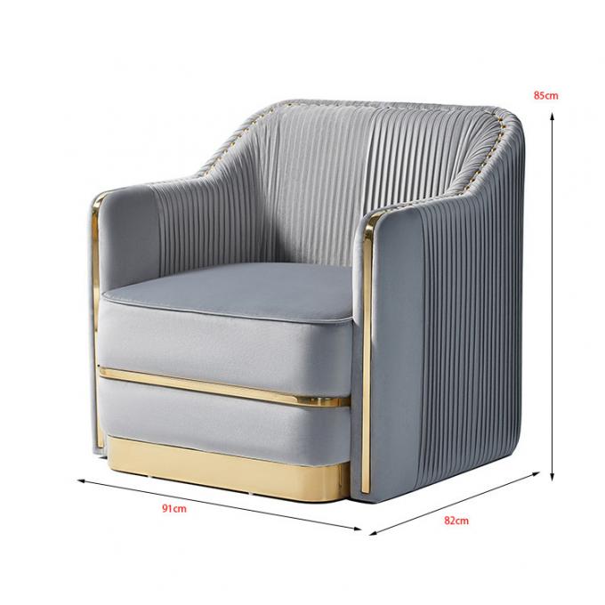 Singola base contemporanea di Sofa With Gold Stainless Steel del salone 3