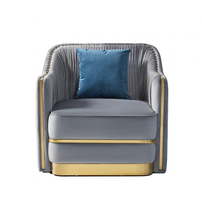Singola base contemporanea di Sofa With Gold Stainless Steel del salone 1