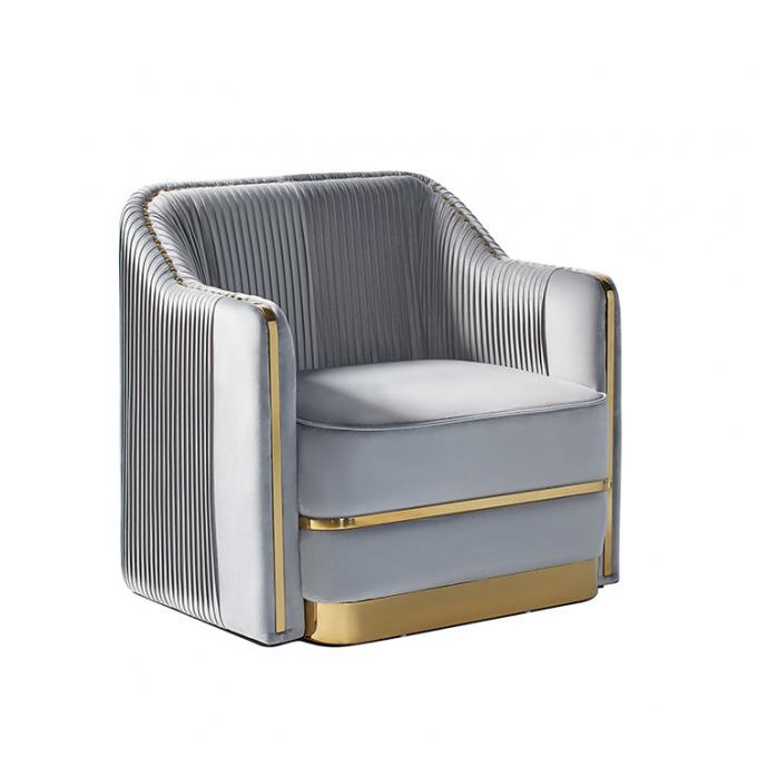 Singola base contemporanea di Sofa With Gold Stainless Steel del salone 0