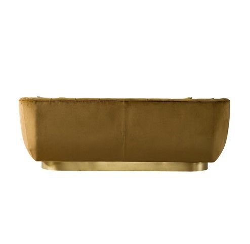 Sofà comodo del salone della base dell'oro di W 210cm 3