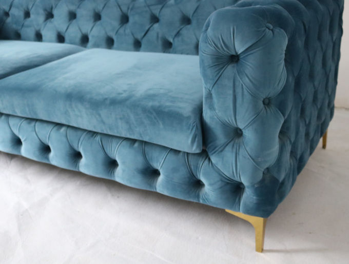 220*85*75cm Chesterfield moderno europeo Sofa Set 3
