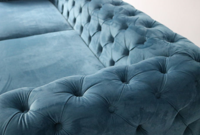 220*85*75cm Chesterfield moderno europeo Sofa Set 2