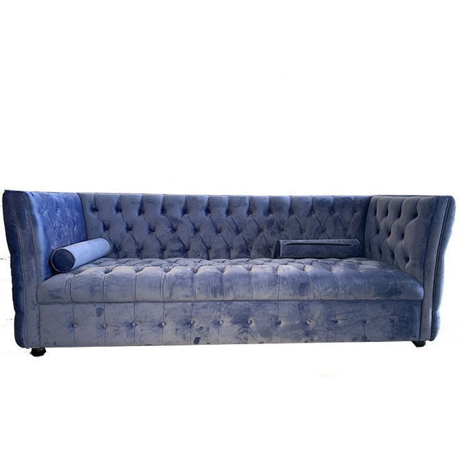 Salone Chesterfield di lusso Chaise Lounge Couch 1