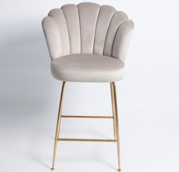 Sedie moderne della sala da pranzo del velluto di stile nordico 52x58x110cm 5