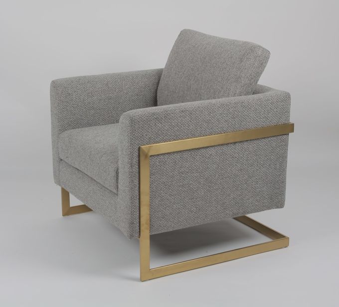 Sofà stile americano del salone di Gray Fabric 83*75*85CM 2