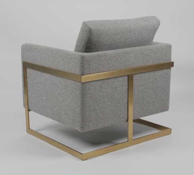 Sofà stile americano del salone di Gray Fabric 83*75*85CM 1