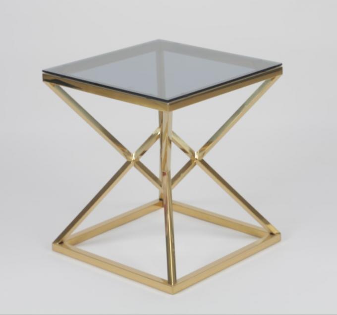 acciaio inossidabile moderno 0.47cbm di 50x50cm e tavolino da salotto di vetro 5