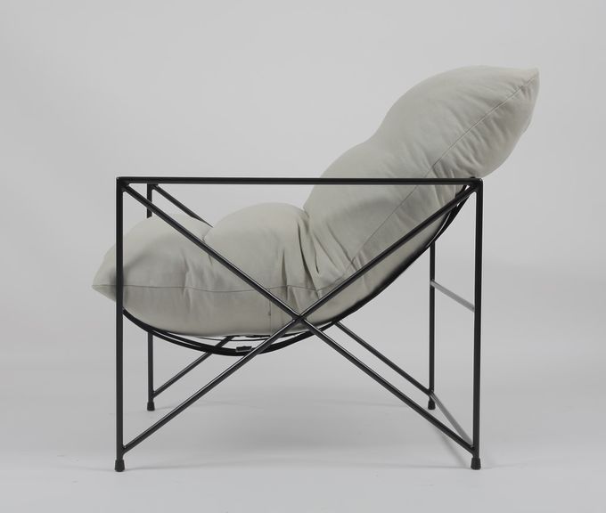 Piuma dell'interno che riempie le sedie di salotto contemporanee di altezza di 73cm 3