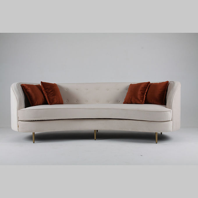 Il salone dell'interno della mobilia ha curvato Sofa Unfolded Modern Fashion 2