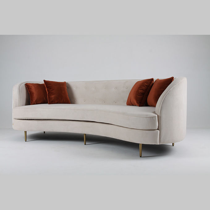 Il salone dell'interno della mobilia ha curvato Sofa Unfolded Modern Fashion 1
