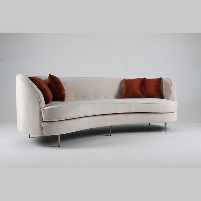 Il salone dell'interno della mobilia ha curvato Sofa Unfolded Modern Fashion 4